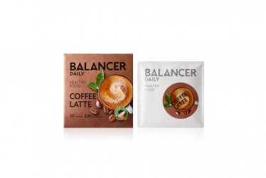 BALANCER DAILY Коктейль со вкусом Кофе Латте, 10 саше